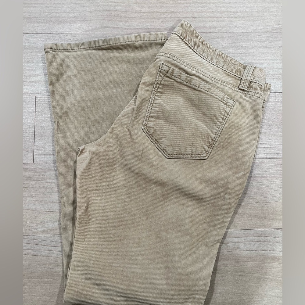 LOFT Beige Corduroy Pants